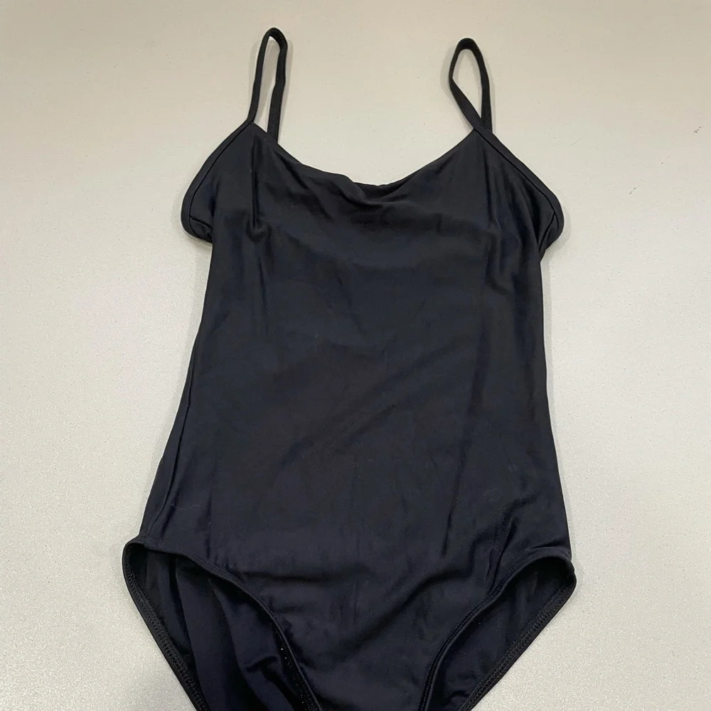 Wear Moi Black Leotard Camisole Size XS